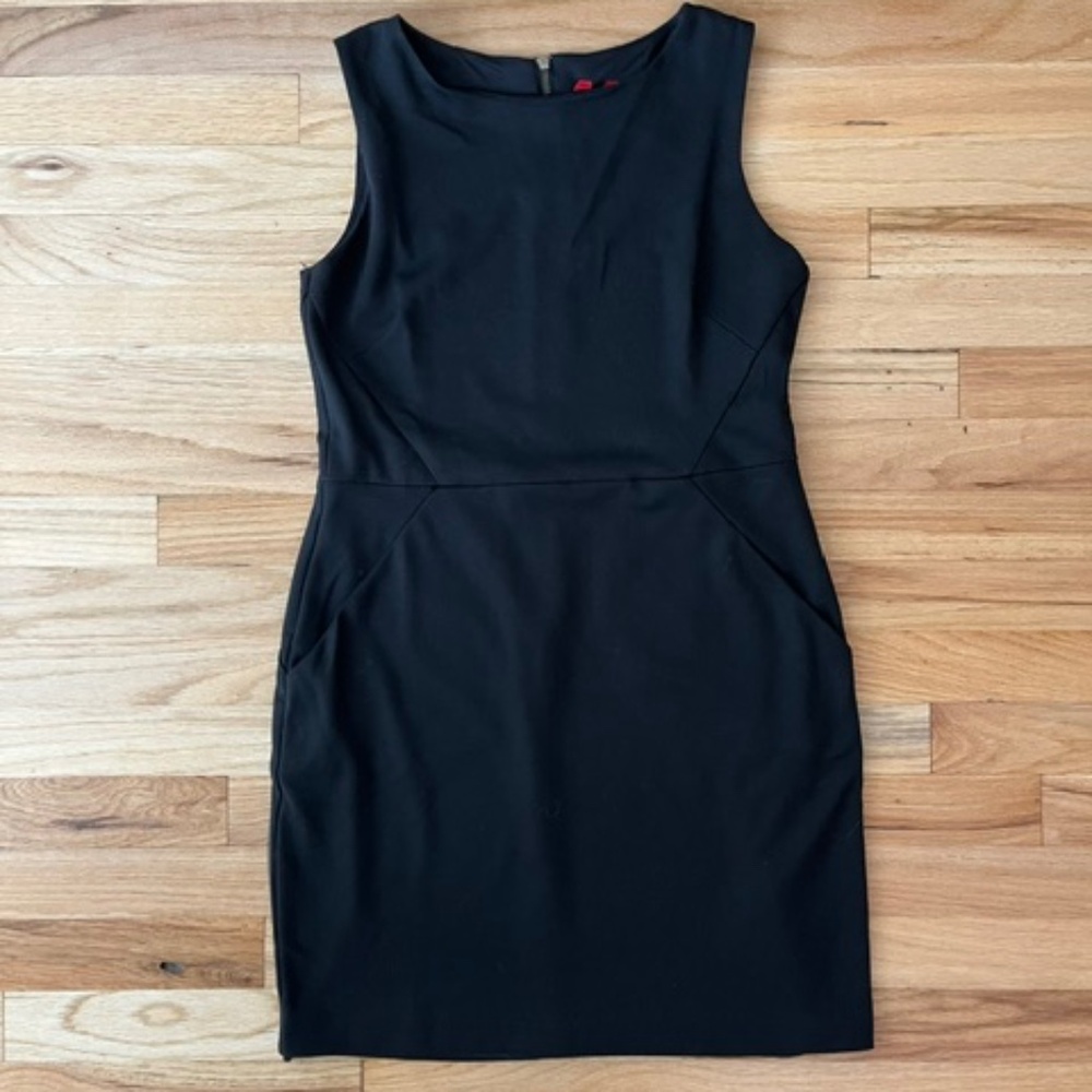 5/48 Black Sleeveless Fitted Dress Size M